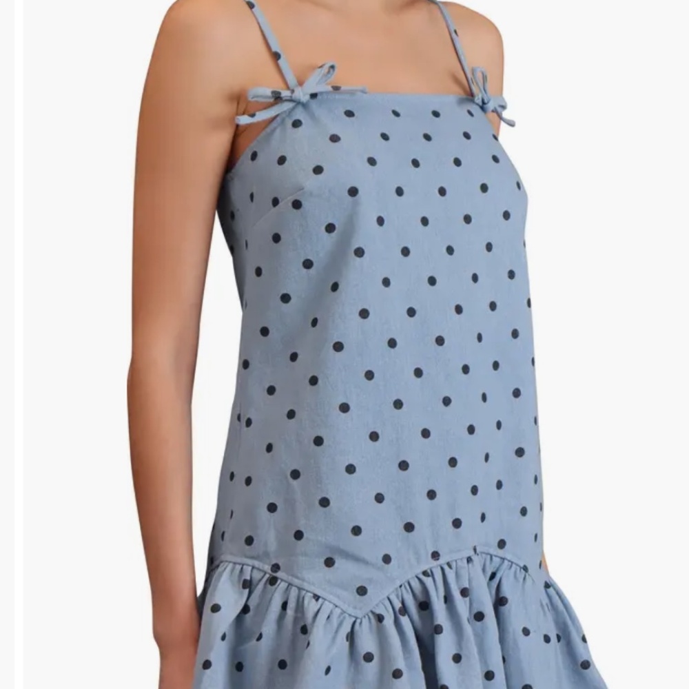 Avec Les Filles denim mini dress - Picture 3 of 9